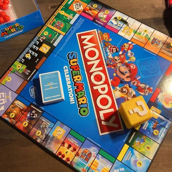 Gently used Mario Monopoly game - Picture 2 of 3